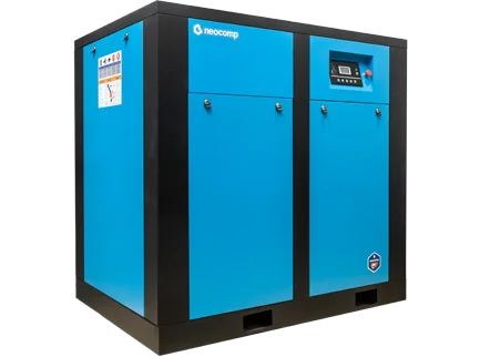 Compressor de parafuso 100A de grande porte, gabinete fechado